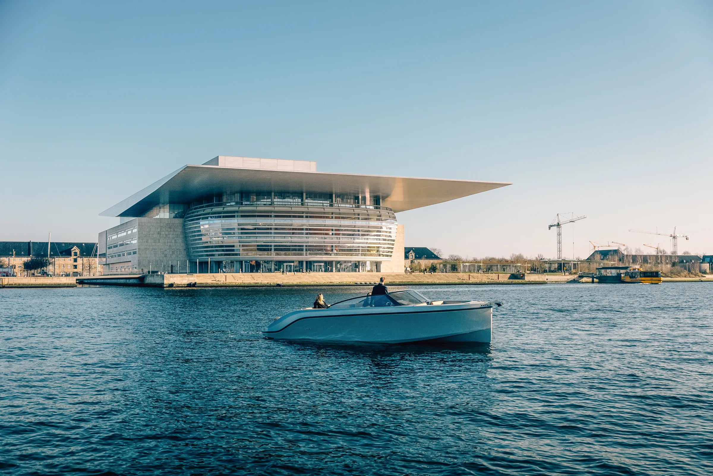 A RAND in front of the Copenhagen Opera House