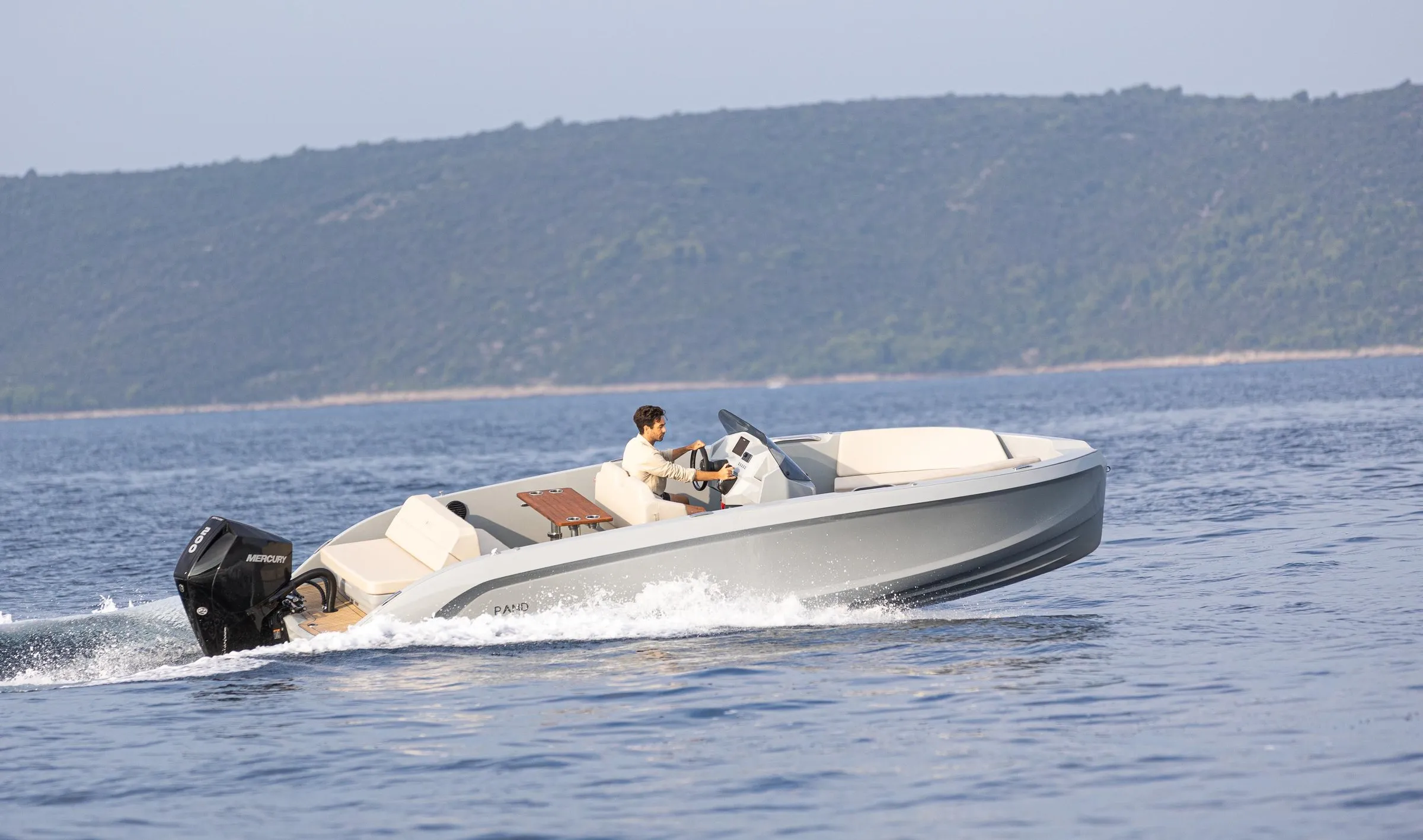 Source 23 turning in open water